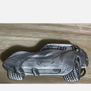 Vintage Chevrolet Corvette stingray sting ray belt buckle